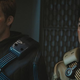 Illustration for article titled Chris Pine Isnt The Only Starfleet Officer Who Gets His Purty Face All Mangled